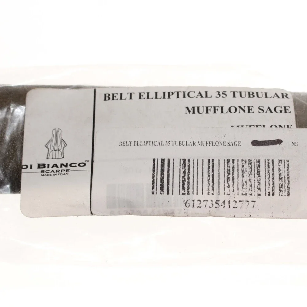 Di Bianco NWT Cut to Size Dress Belt In Green Pebbled Leather One Size